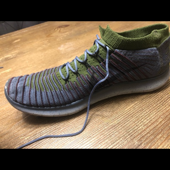 Nike flyknit Blue Fox Green Men’s Size 11 (L414) main image 5